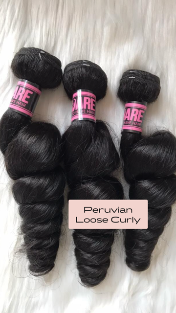 Peruvian Loose Curly BUNDLE DEALS