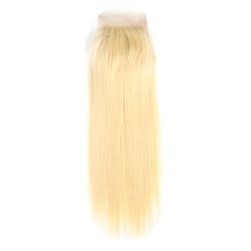 Blonde Indian Luscious Straight Lace Closure