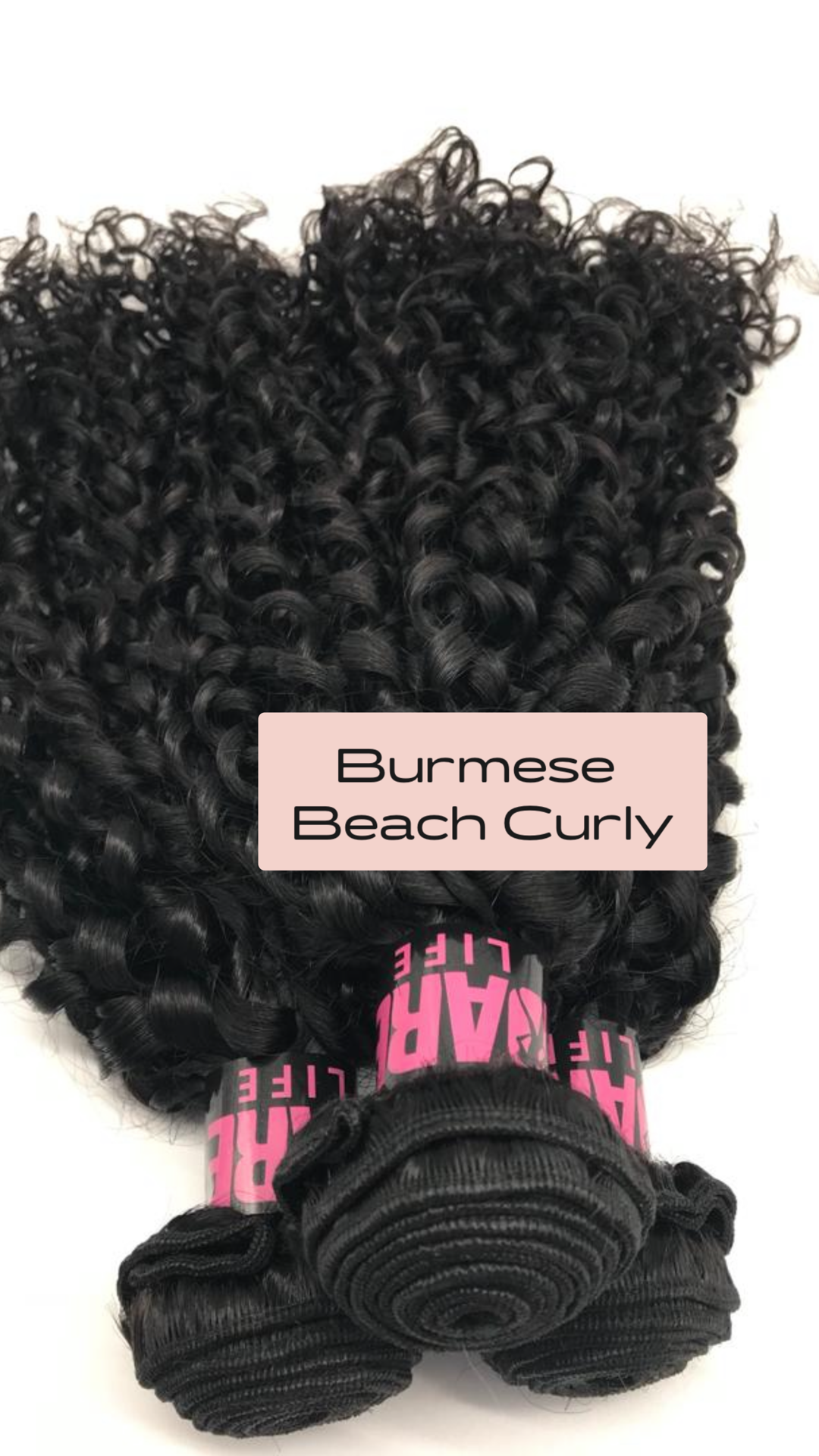 Burmese Beach Curly Hair Bundles
