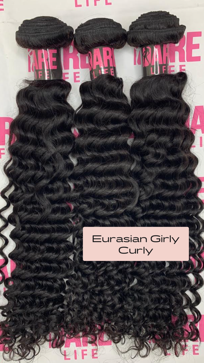 Eurasian Girly Curly Hair Bundles