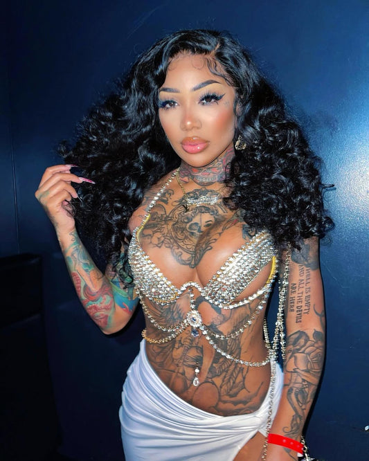 Filipino Bounce Wave Invisible Knot HD Lace Wigs