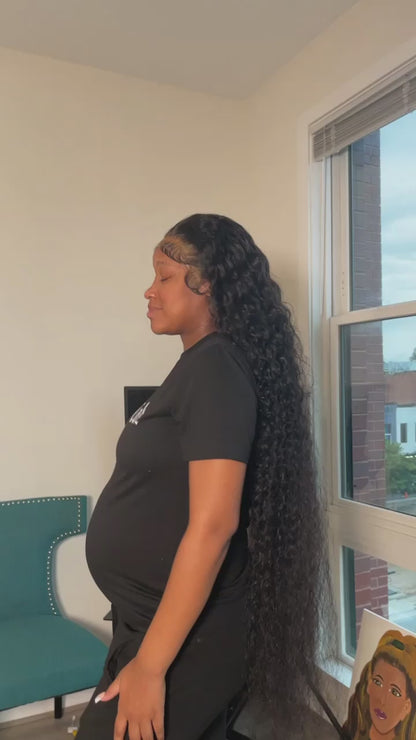 Filipino Boss Curl Invisible Knot HD Lace Wigs