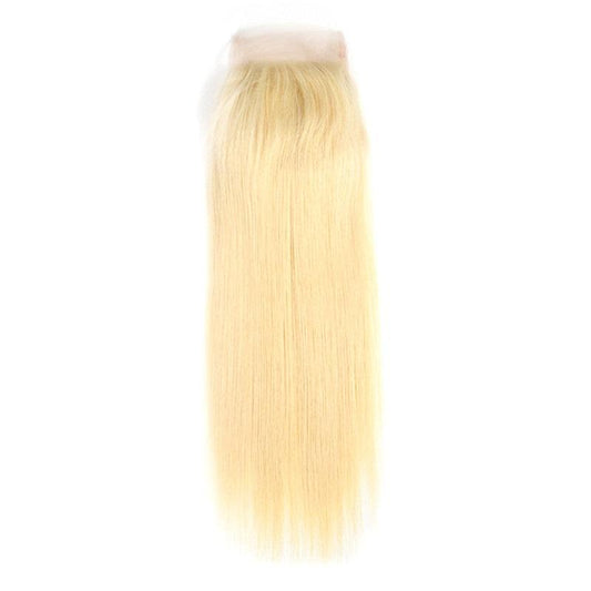 Blonde Raw Indian Luscious Straight Lace Closure
